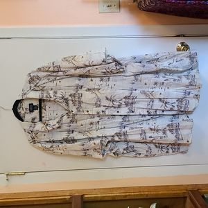 Men's big and tall Hawaiian style shirt